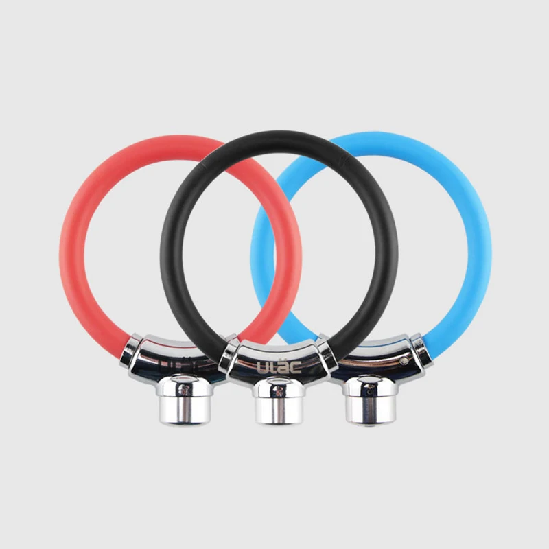 MTB Bicycle Riding Bike Anti Theft Lock Security Key Ring Cables Outdoor Sports