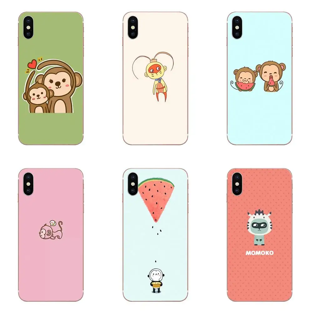 2019 и мультипликационным принтом обезьянка второй серии ТПУ чехол для телефона с
