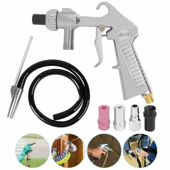 

Air Sand Blasting Kit Ceramic Metal Nozzles Rust Remover Polishing Surfaces Mechanical Parts Sandblaster Accessory