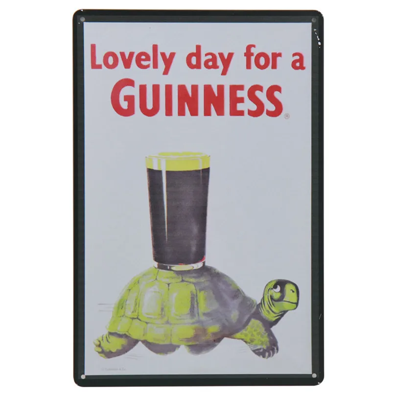 My Guinness Рок гитара настенная Ретро Живопись жестяная вывеска плакат табличка наклейки бар металлический гаражный Знак Домашний декор 30X20 см H73