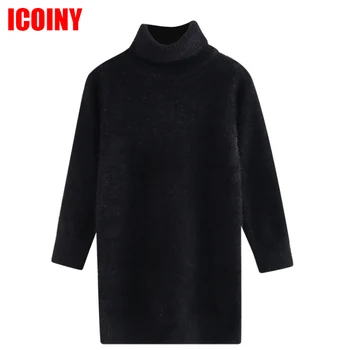 

Girls Sweater 2020 Autumn Winter Knitting Dress teenager inner Sweaters Girl Sweater Tops For Children 3 5 7 9 11 13 Year