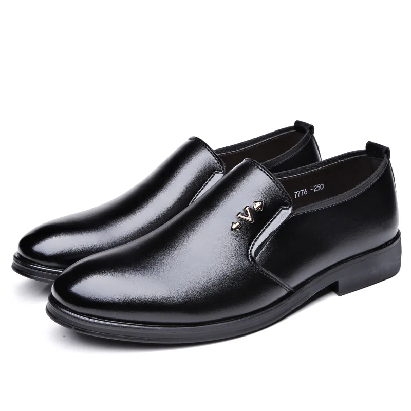 

New Style Leather Shoes Men England Casual 2019 Business Classic Formal Wear Leather Shoes MEN'S SHOES