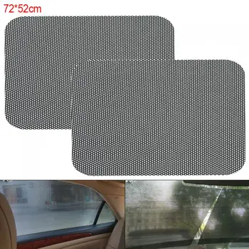 

2pcs/Set Large Size 72cm x 52cm PVC Universally Car Curtain Windshield Sun Shade UV Protection Side Window Film Sticker