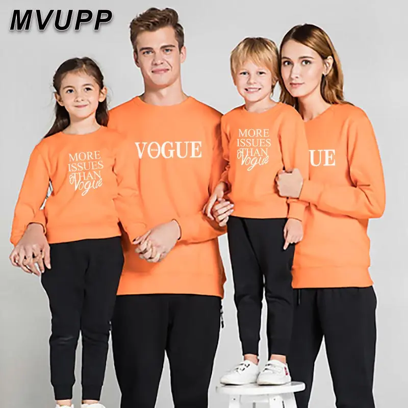MVUPP/модная одежда для всей семьи; забавная Толстовка для мамы, дочки, папы и сына; наряды для мамы и сестры