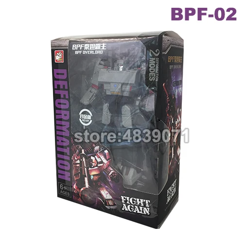 BPF фигурка игрушка BPF-02 BPF02 G1 G2 увеличенная гальва мега-Танк трансформация деформации - Цвет: With Box