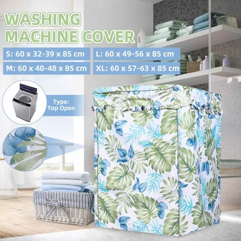 

Fully Automatic Top Open Washer Sunscreen Washing Machine Waterproof Cover Dryer Polyester Dustproof Washing Machine Cover 4Size