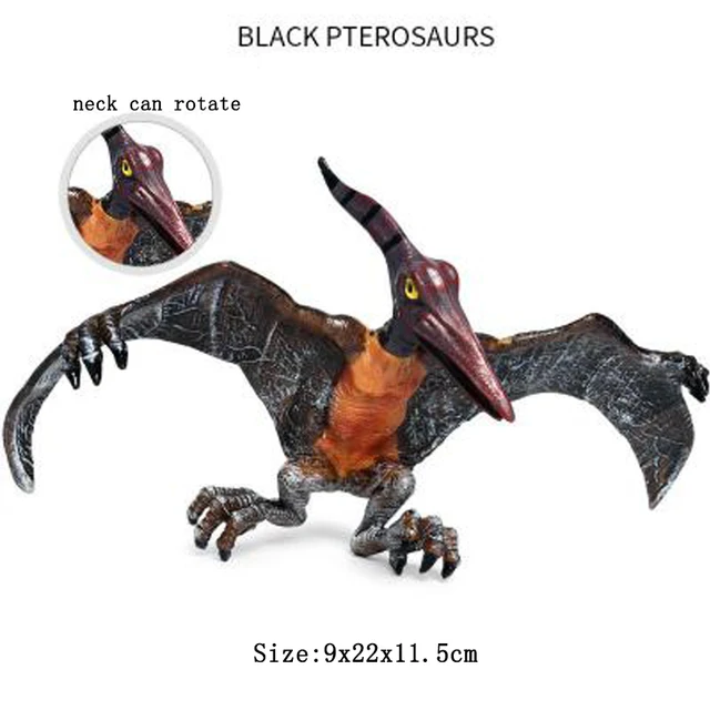 Em promoção! 1pcs Clássico Pterodáctilo Predador Figuras De Ação  Quetzalcoatlus Dinossauro Animais Modelo De Pvc Coleção Garoto De Brinquedo