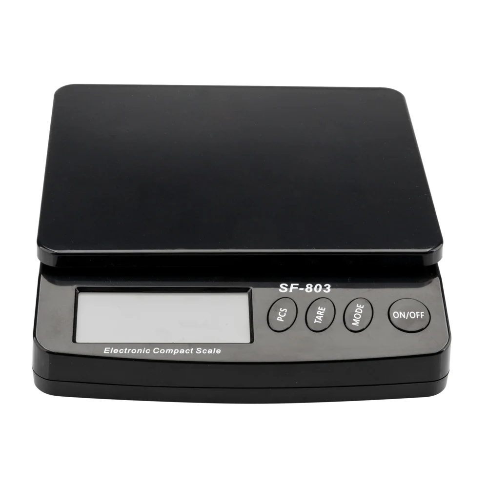 SF-550 30KG/1G LCD 5 Digits Postal Scale Kitchen Scale Black 66CY - 4000562115426