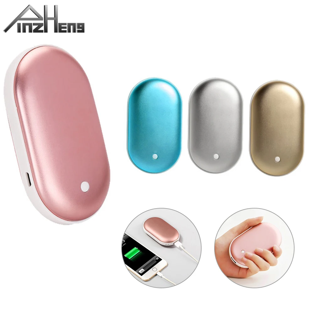 PINZHENG 5200mAh USB Rechargeable Electric Hand Warmer Winter Double-Side Heating Mini 5V Pocket Power Bank For Winter Powerbank PINZHENG 5200mAh USB Rechargeable Electric Hand Warmer Winter Double-Side Heating Mini 5V Pocket Power Bank For Winter Powerbank