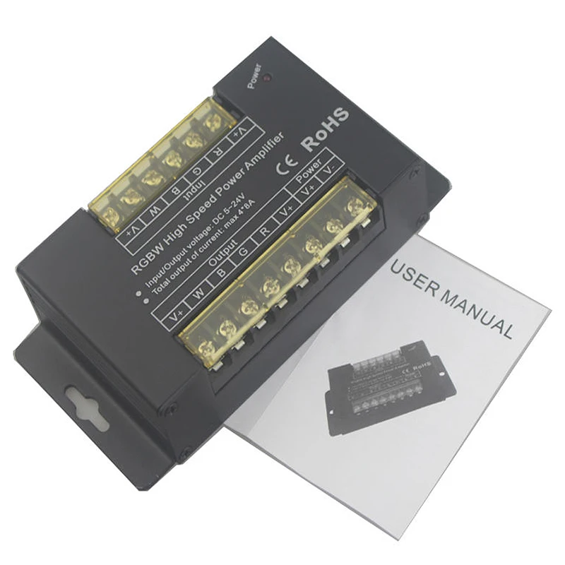 8Ax4 канальный Rgbw высокоскоростной светодиодный Усилитель мощности Dc5 ~ 24V выход