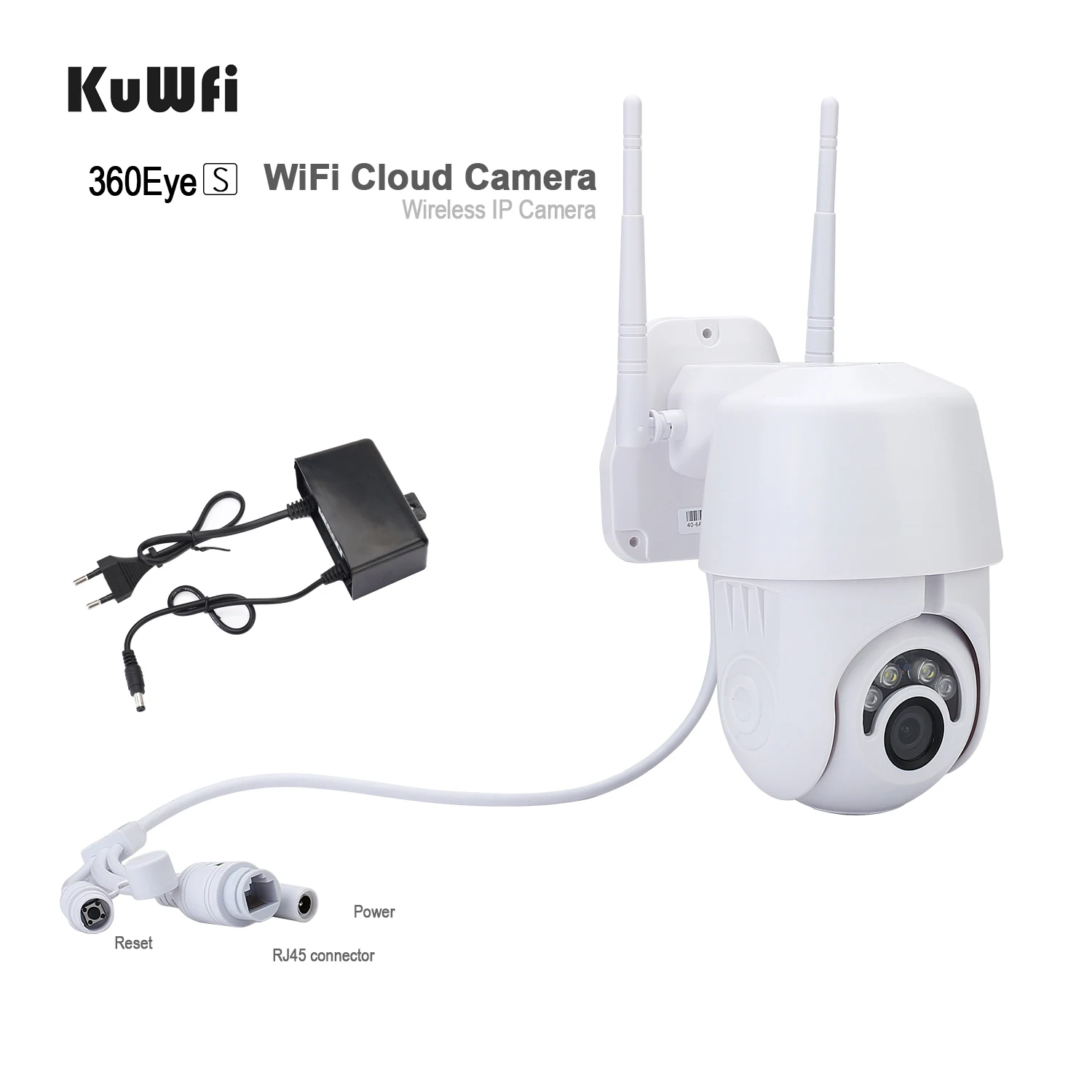 KuWFi 1080P Outdoor Wifi Camera WiFi IP Camera 2MP Wireless PTZ Speed Dome CCTV IR Camera Outdoor Security Surveillance