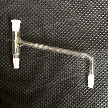 

14/23,Glass Three-Way Adapter,Distillation Head,Oblique Down Type,Lab Glassware