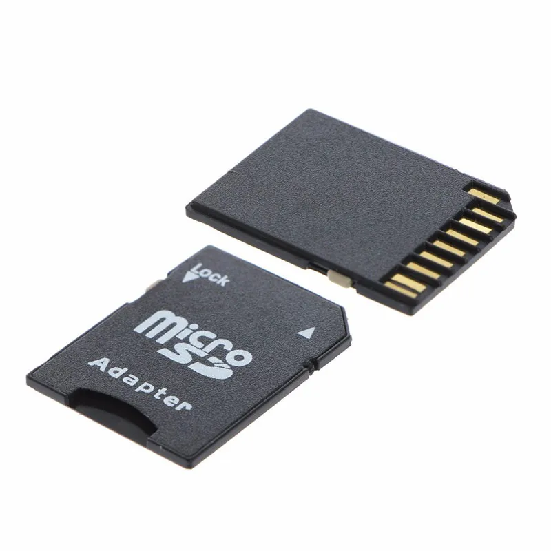 5 шт./упак. Micro SD TransFlash карты памяти SD SDHC карты памяти адаптер конвертер Черный