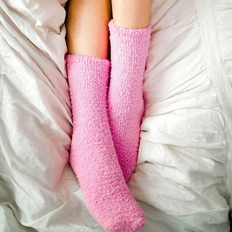 Теплые женские мягкие носки для торта, теплые домашние тапочки, носки-тапочки, зимние, если вы можете прочесть это, подарите мне немного вина