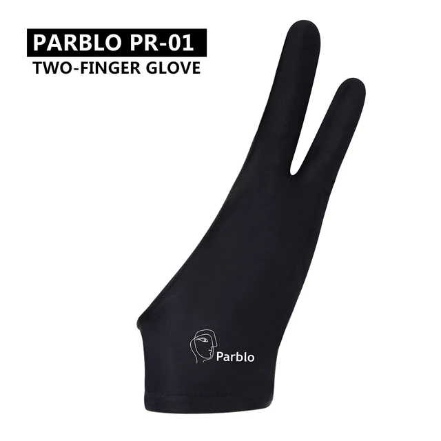 Parblo Two-Finger Anti-fouling Anti-Touch Glove for Drawing Tablet Right  and Left Hand Artist Glove for Ipad Screen - AliExpress
