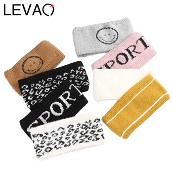 

LEVAO Elastic Velvet Headband Cross Twisted Hairbands Winter Sport Warm Women Bezel Turban Girls Soft Hair Accessories Hair Band