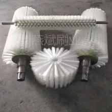 Индивидуальные Промышленные нейлоновые щетки ролики абразивной пыли очистки ролика Щетки круговой цилиндрической нейлоновой щетки фруктов