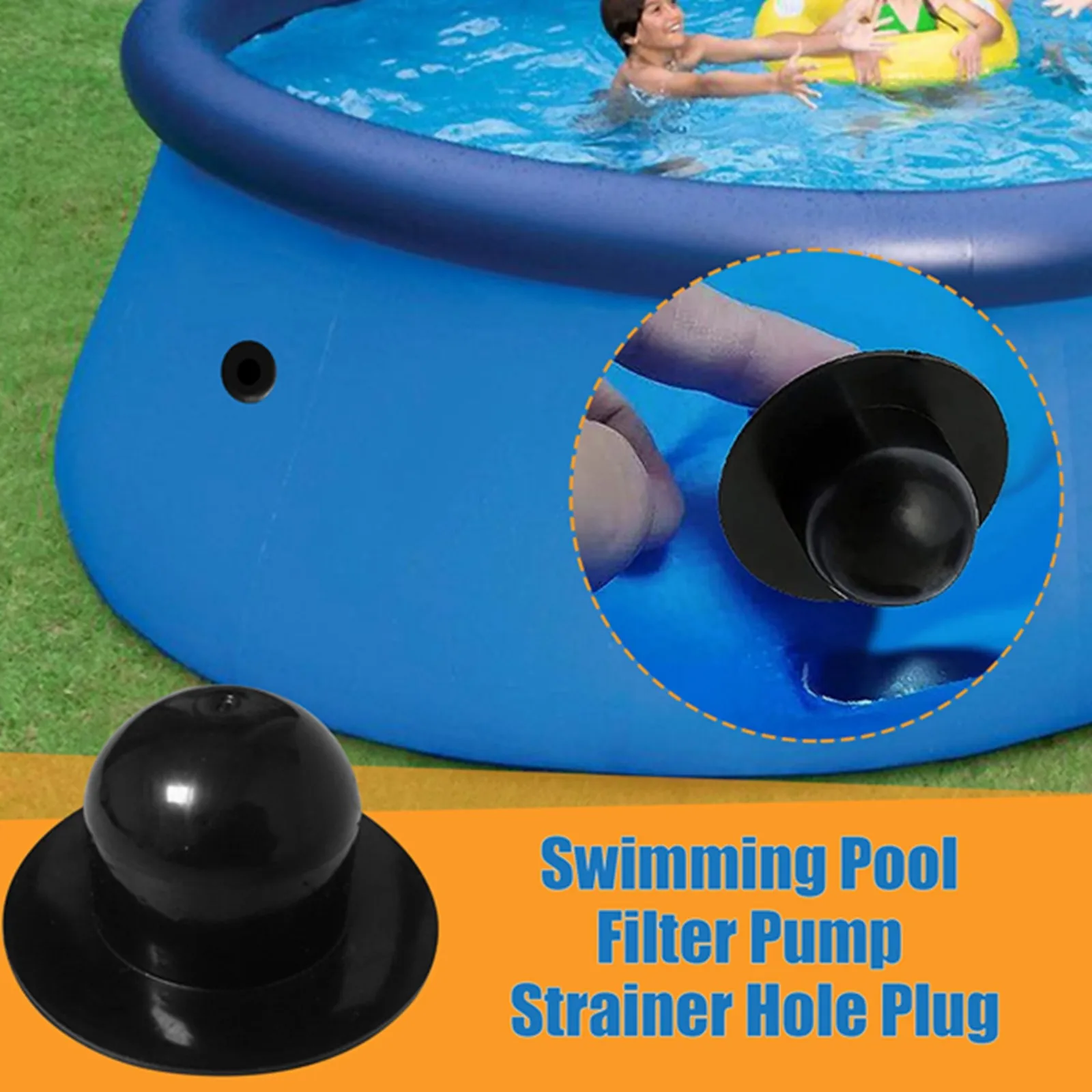 Swimming Pool Filter Pump Strainer Hole Plug Water Stopper For Intex Wall Replacement Fitting | Спорт и развлечения