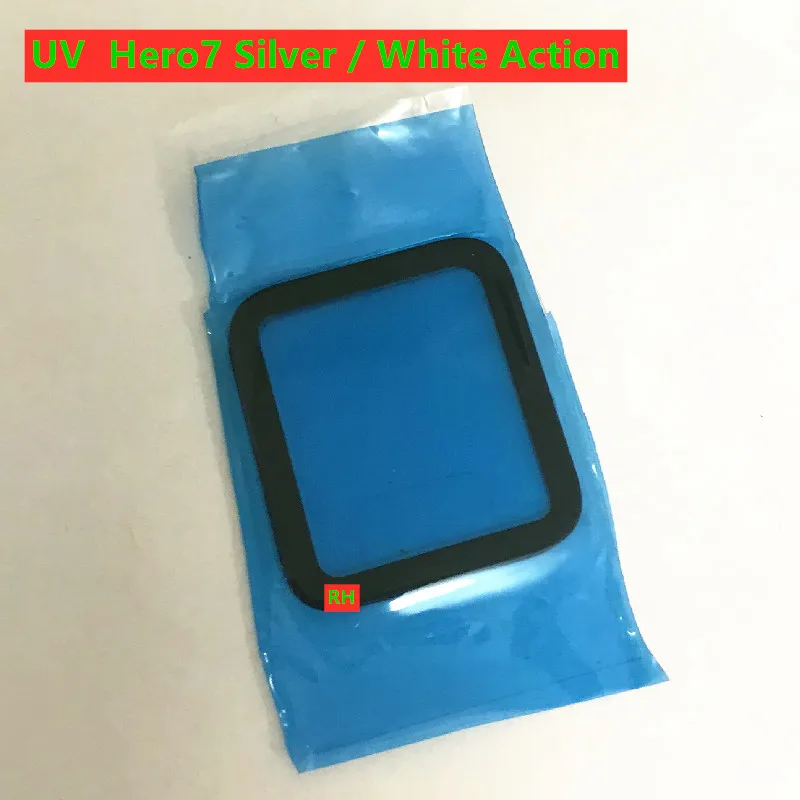 NEW Original Black For GoPro Hero 7 Lens Cover Zoom Glass UV Hero7 Silver / White Action Video Camera Repair Part