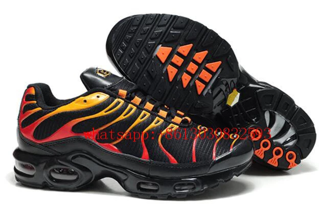 Мужские кроссовки; Tn requin homme; кожаные кроссовки; tn plus; zapatos homme; дышащие кроссовки; цвет синий, черный, красный; 95, 97, 98 - Цвет: 12