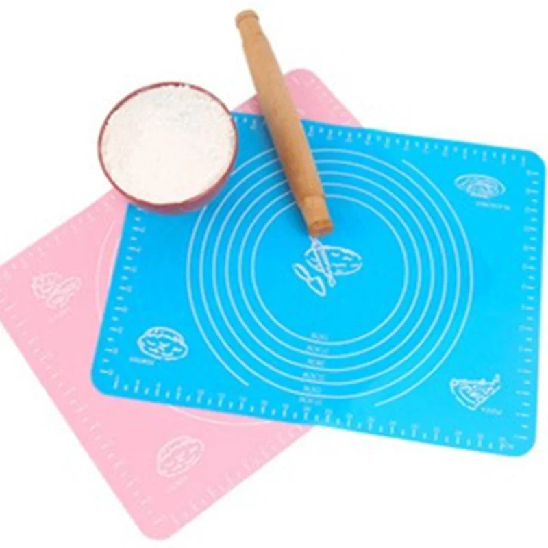 New Silicone Rolling Cut Mat Sugarcraft Fondant Cake Clay Pastry Dough Baking Mats Liners | Дом и сад