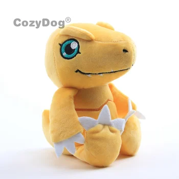 

20 cm Cartoon Digimon Adventure Agumon Figure Plush Toys Dolls New Arrivals Stuffed Animals Toy Women Kids Birthday Gift