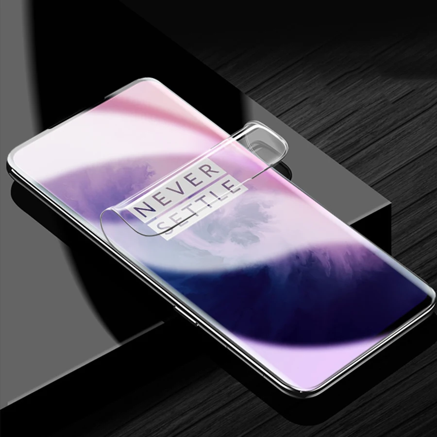Передняя+ задняя 21D Защитная пленка для экрана премиум класса для Oneplus 7 7T Pro 6T 1+ 6T Прозрачная мягкая Гидрогелевая пленка из ТПУ Oneplus 5T 5 3T