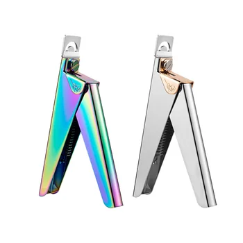 

2pcs Nail Clipper Sharp Stainless Steel U-shaped Practical Nail Trimmer Nail Clipper for Women