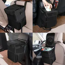 Creative Folding Storage Box For Cars Waterproof Back Storage Car Trash Can LX9C