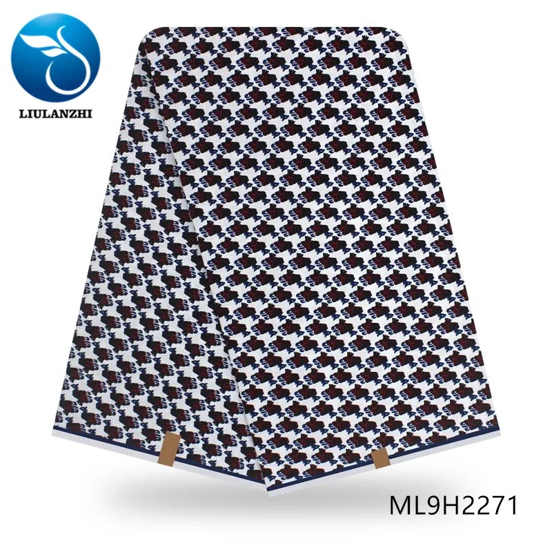 ML9H2271 LIULANZHI Африканский Воск Анкара тиссу хлопок принты воск дизайн платье швейный печатный материал Анкара воск тиссу ML9H2256-71 - Цвет: ML9H2271