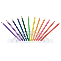 12 слотов ручка/подставка для карандаша подставка, прозрачная акриловая ручка кисти стойка Офис/Домашний Органайзер для цветных