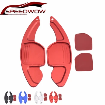 

SPEEDWOW Car Steering Wheel DSG Shift Paddles Extension Shifters Stickers For AUDI A3 S3 A4 S4 B8 A5 S5 A6 S6 A8 R8 Q5 Q7 TT