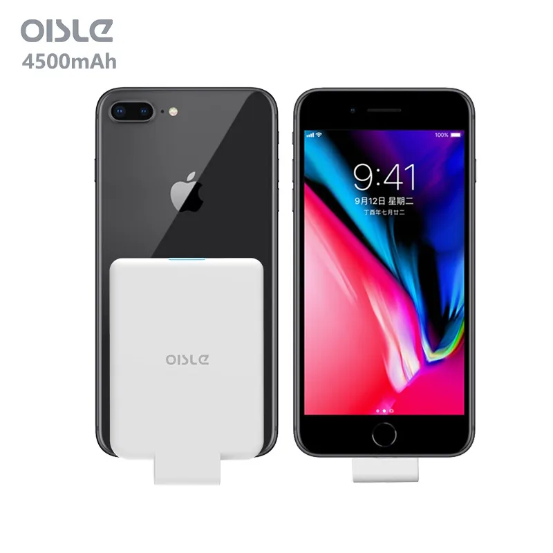

External 4500mAh mini slim Power Bank Case Portable Light Backup Pack Battery Charger For iPhone 6s 7 8 11 Plus X XS XR