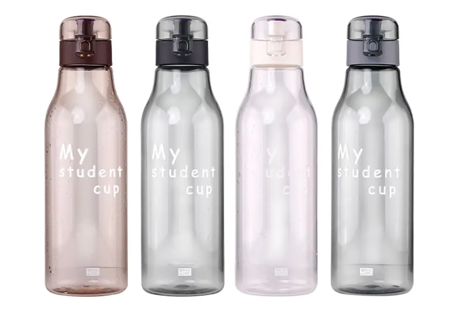 Upspirit 520 мл портативная пластиковая бутылка для воды, большая емкость, чайник для питья на открытом воздухе, для туров, занятий спортом, пеших прогулок, шейкер для протеина, посуда для напитков