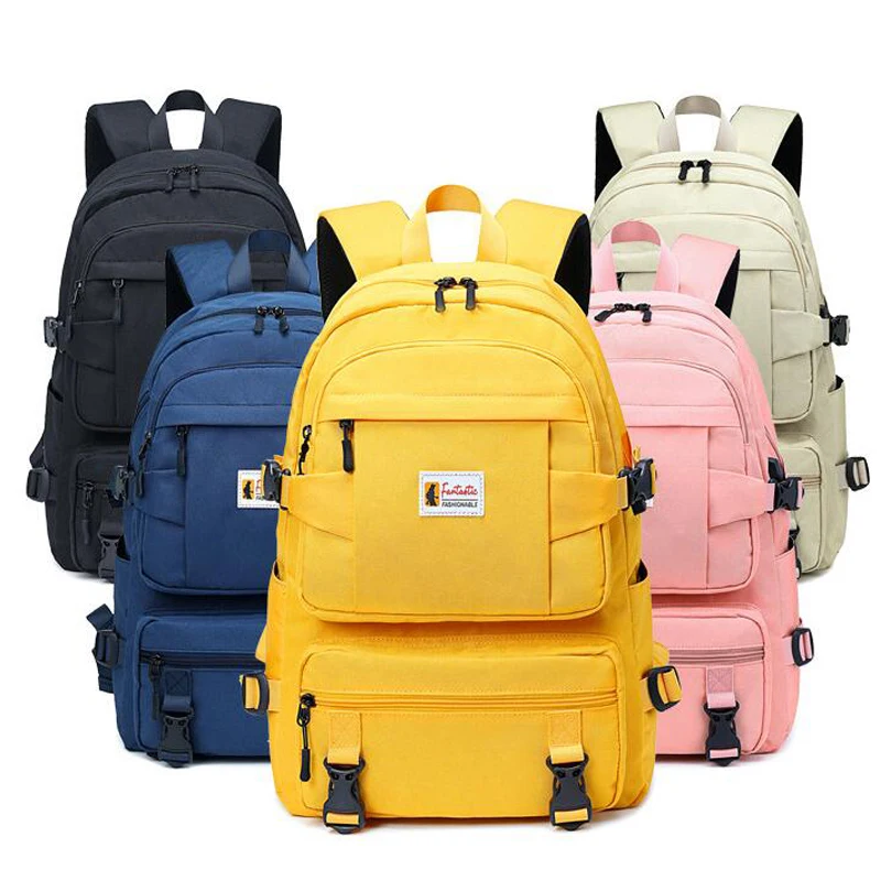 USB charging Stylish Backpack Women Backpack 14 15.6 inch Laptop School Backpacks Schoolbag College Back Pack 5
