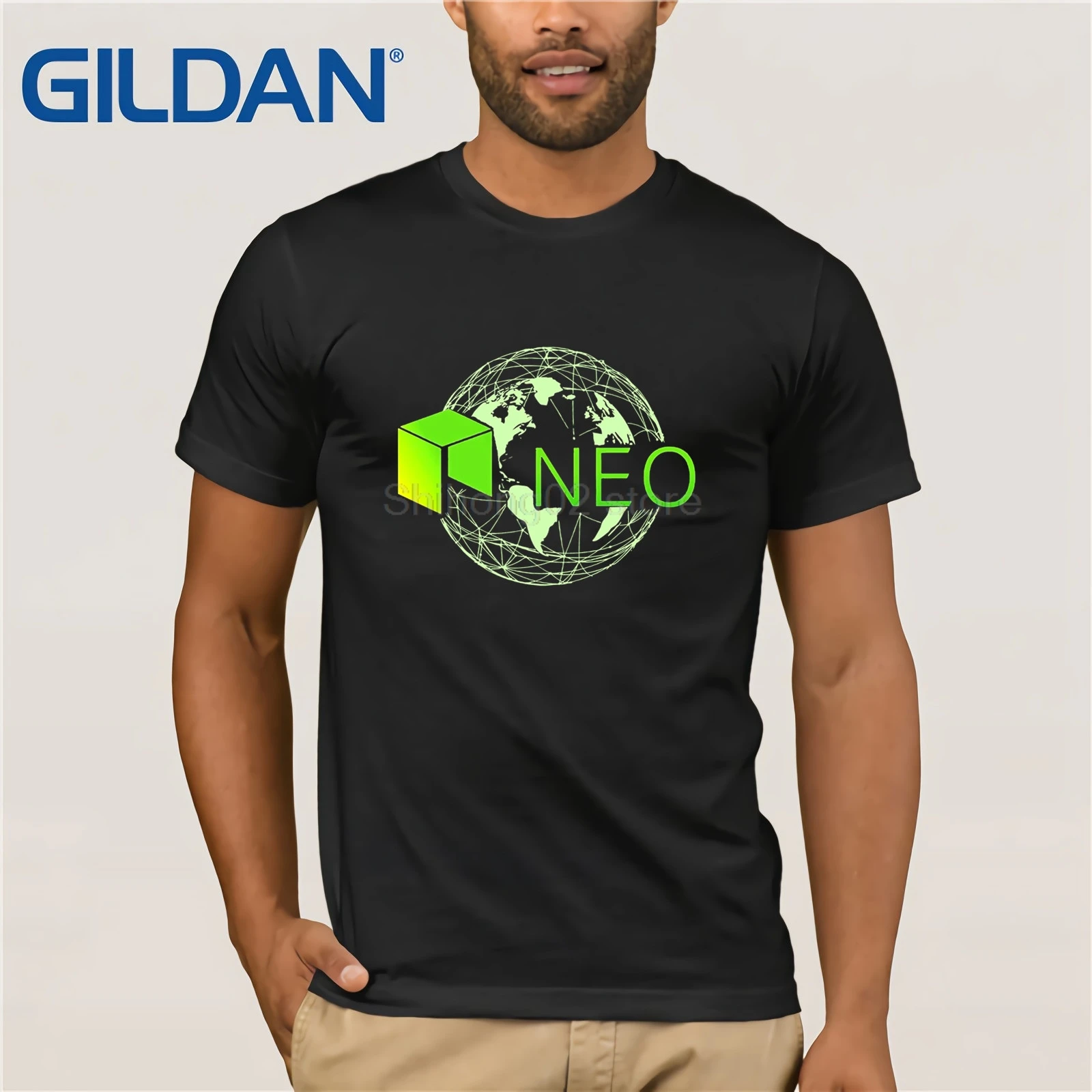 Neo Crypto Cryptocurrency Shirt Summer T-shirt | Мужская одежда