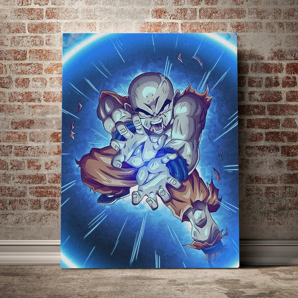 Аниме плакат krillin DBZ Картина на холсте настенное искусство Декор картина для