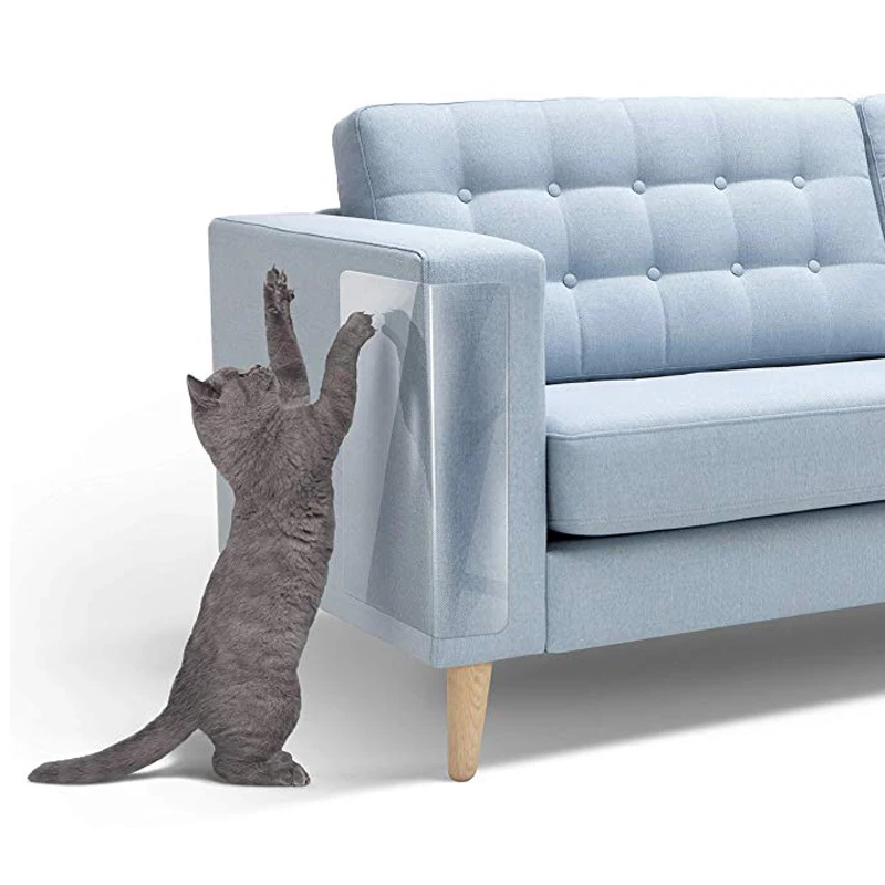

8 Pieces of Furniture Protective Cover Anti-Scratch Pet Protection Cat Scratch Glue Corner Horn PVC Scratch-Resistant Sofa Cover