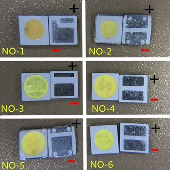 

50pcs 3030 Backlight High Power LED DOUBLE CHIPS 1w 1.5W 2w 3V-3.6V 6v lextar JUFEI AOT Cool white PT30A66 TV