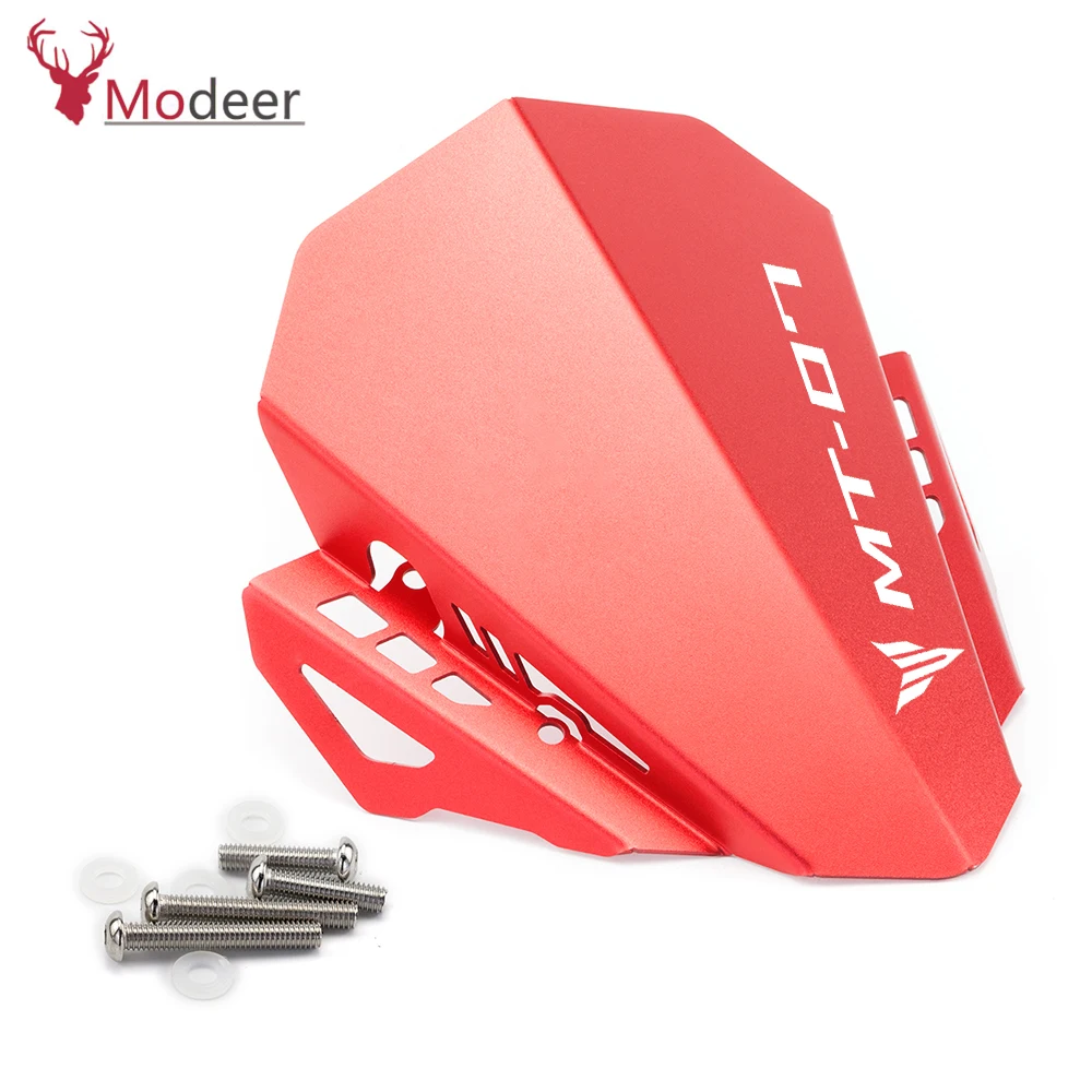 Motorcycle Windshield For YAMAHA MT07 MT-07 FZ-07 2018 2019 Motorbike Wind Deflector Windscreen Aluminum MTFZ 07 (6)