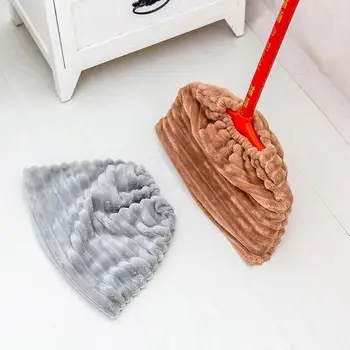 

1PC Flannel Mop Cloth Cover Reusable Broom Mop Replacement Cloth Cleaning Tools Household Mop Cleaner Grey Coffee