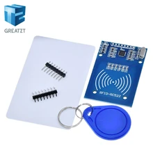 GREATZT RFID модуль RC522 наборы S50 13,56 МГц 6 см с тегами SPI записи и чтения для arduino uno 2560