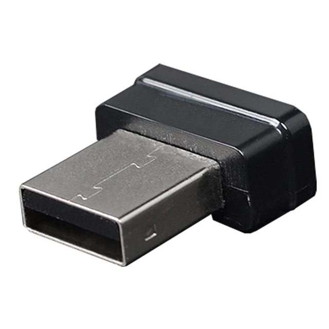 USB Fingerprint Reader Module for Windows 7、8、10 、11 Hello, Biometric Scanner padlock for Laptops & PC black