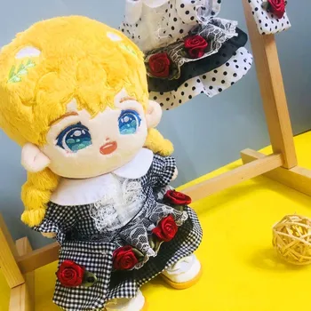 

[MYKPOP]KPOP Doll's Clothes: Fine Dress and Shoulder Bag for 15cm 20cm Doll (Without doll) Fans Collection SB20103001