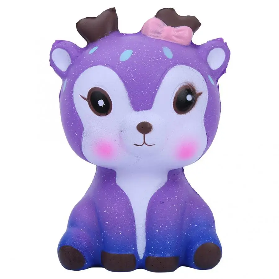 Jumbo Kawaii красочная галактика Единорог антистрессовая кукла животное медленно поднимающийся стресс облегчение игрушки для детей Рождественский подарок