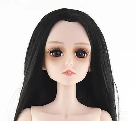 Горячая 60 см мужские BJD куклы 22 подвижные суставы большая кукла игрушка 3D Глаза DIY Макияж мужской голый обнаженный мальчик кукла Принц для девочек подарок - Цвет: B Only Doll head