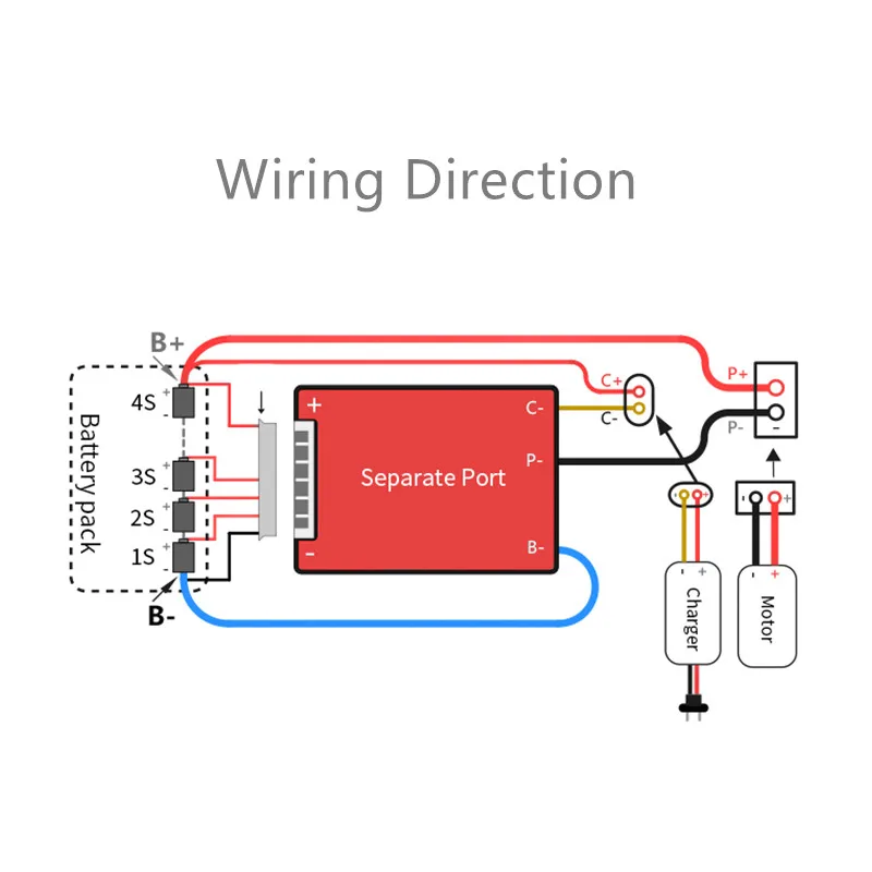 BMS 4S 80A 100A 120A 200A литиевый аккумулятор BMS PCM/PCB для литиевой батареи LiFePO4 12,8 В