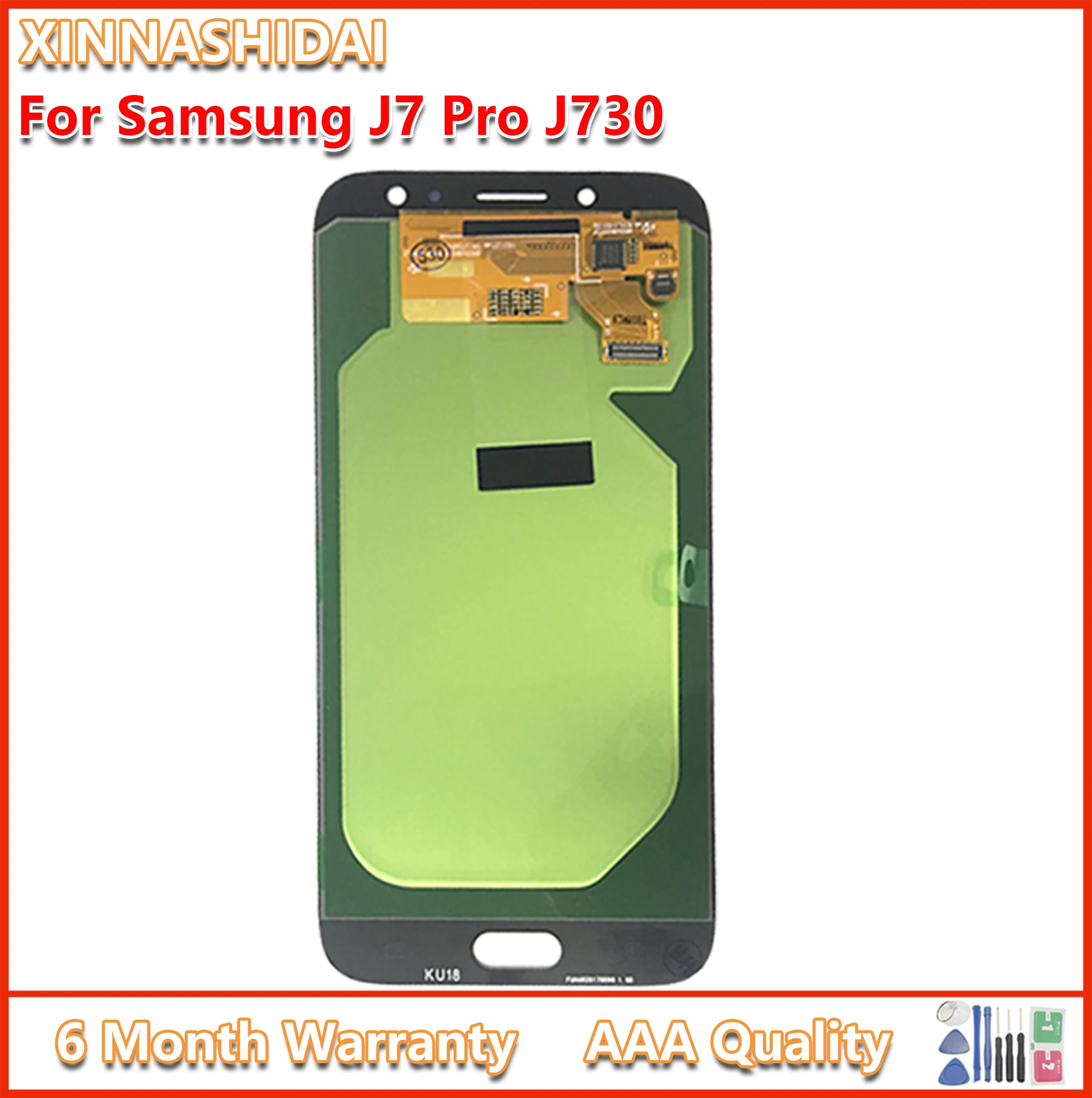 ЖК-дисплей для Samsung Galaxy J7 Pro 2017 J730 J730F сенсорный экран дигитайзер в сборе Замена |