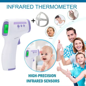 

Baby Adult Forehead Thermometer Digital Infrared Clinical Thermometer Non-contact Forehead Thermometer without battery F4
