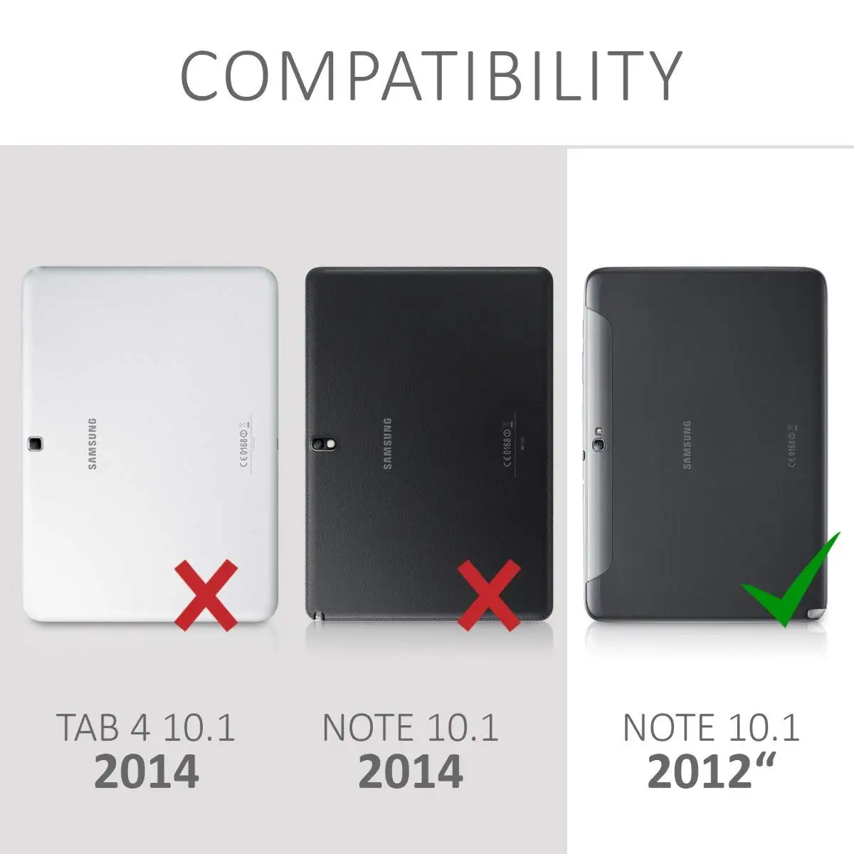Вращающийся на 360 градусов чехол из искусственной кожи для Samsung Galaxy Note 10 1 дюйма 2012